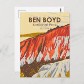 ベンボイドナショナルパークオーストラリアヴィンテージ ポストカード (正面/裏面)