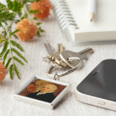 ベンマーシャル(1767-1835年)のポートレート(canvaの油 キーホルダー (側面)