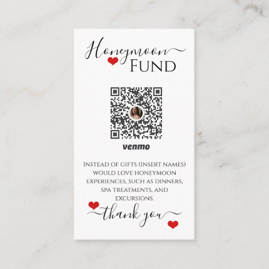 ベンモ結婚の登録新婚旅行 エンクロージャーカード (正面)