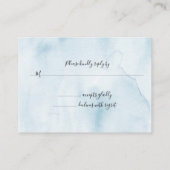 ベンヴェヌティイタリアトスカーナウェディングRSVP エンクロージャーカード (裏面)