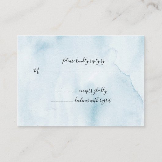 ベンヴェヌティイタリアトスカーナウェディングRSVP エンクロージャーカード (裏面)