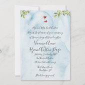 ベンヴェヌティイタリアブルー結婚式招待状 招待状 (正面)