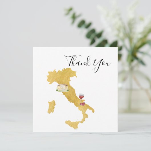 ベンヴェヌティ結婚イタリアサンキューカード 招待状 (スタンド正面)