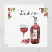 ベンヴェヌティ結婚イタリアサンキューカード 招待状 (正面/裏面)