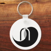 ベン交差点YinYang キーホルダー (正面)
