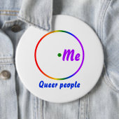 ベン図の独身のID 缶バッジ (インサイチュ)