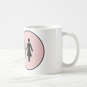 ベン図の男の子+女の子 コーヒーマグカップ