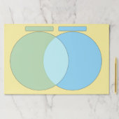 ベン図グラフオフィスまたは学校 ペーパーパッド (インサイチュ)