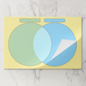 ベン図グラフオフィスまたは学校 ペーパーパッド (折り畳み)