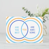 ベン図サンキューカード (スタンド正面)