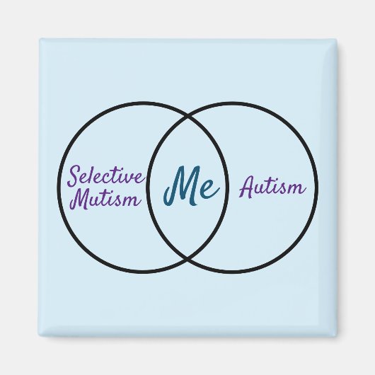 ベン図ダブル診断磁石 マグネット (正面)