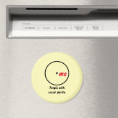 ベン図診独身の断磁石 マグネット (インサイチュ (食洗機))