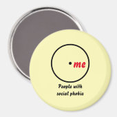 ベン図診独身の断磁石 マグネット (正面/裏面)