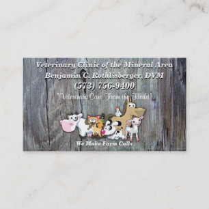 ベン獣医ビジネスカード博士 名刺