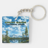 ベン素晴らしスナショナルパークネバダホイーラーピーク キーホルダー (裏面)