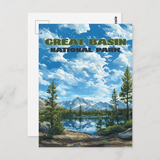 ベン素晴らしスナショナルパークネバダホイーラーピーク ポストカード (正面/裏面)