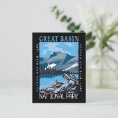 ベン素晴らしスナショナルパークネバダレトロ動揺して ポストカード (スタンド正面)