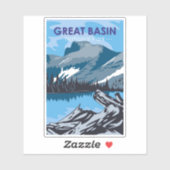 ベン素晴らしスナショナルパークネバダレトロ シール (シート)