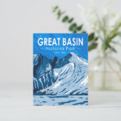 ベン素晴らしスナショナルパークホイーラーピークヴィンテージ ポストカード (スタンド正面)