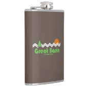 ベン素晴らしスナショナルパークレトロ フラスク (右)