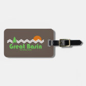 ベン素晴らしスナショナルパークレトロ ラゲッジタグ (正面横)