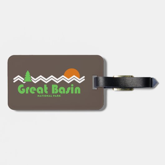 ベン素晴らしスナショナルパークレトロ ラゲッジタグ (裏面横)