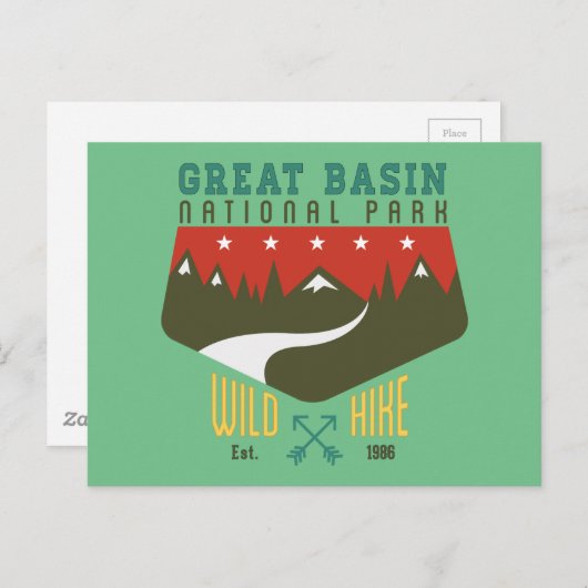 ベン素晴らしス国立公園ネバダ ポストカード (正面/裏面)