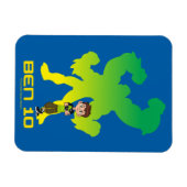 ベン10と4つの腕の影 マグネット (横)