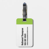 ベン10エイリアンラッシュグラフィック ラゲッジタグ (裏面縦)