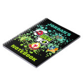 ベン10エイリアン型枠バブルグラフィック ノートブック (左側)