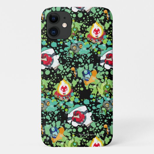 ベン10エイリアン型枠バブルグラフィック Case-Mate iPhoneケース (裏面)