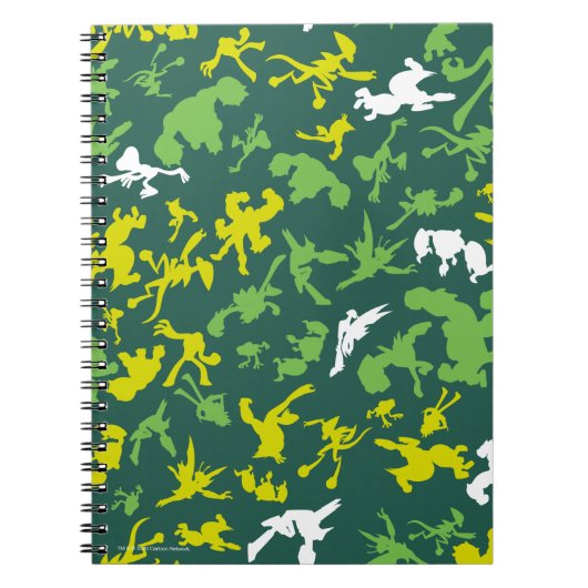 ベン10エイリアン形状パターン ノートブック (正面)