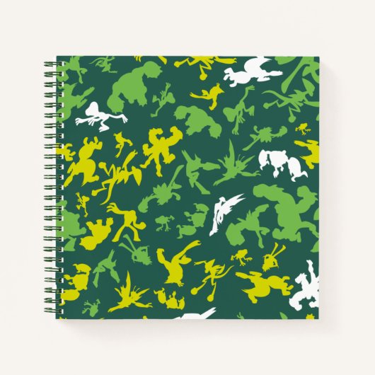 ベン10エイリアン形状パターン ノートブック (正面)