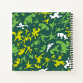 ベン10エイリアン形状パターン ノートブック (裏面)