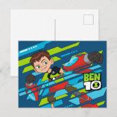 ベン10オーバーフローDNA変換 インビテーションポストカード (正面/裏面)