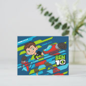 ベン10オーバーフローDNA変換 インビテーションポストカード (スタンド正面)