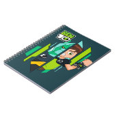 ベン10ダイヤモンドヘッドDNA変換 ノートブック (左側)