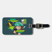 ベン10ダイヤモンドヘッドDNA変換 ラゲッジタグ (正面横)