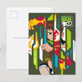 ベン10ヒートブラストDNA変換 インビテーションポストカード (正面/裏面)