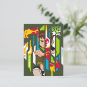 ベン10ヒートブラストDNA変換 インビテーションポストカード (スタンド正面)