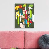 ベン10ヒートブラストDNA変換 キャンバスプリント (インサイチュ (リビング))