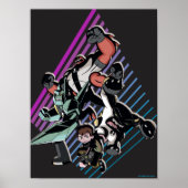 ベン10レトロエイリアングループグラフィック ポスター (正面)
