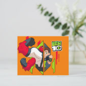 ベン10四つの腕のDNA変換 インビテーションポストカード (スタンド正面)