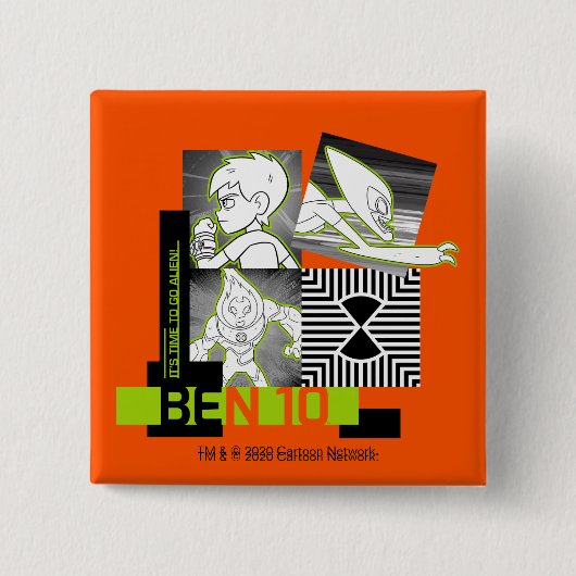 ベン10 – そろそろエイリアン 缶バッジ (正面)