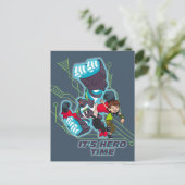 ベン&オムニエンハンスフォー・アームズ – It's Hero Time インビテーションポストカード (スタンド正面)