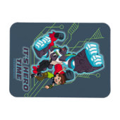 ベン&オムニエンハンスフォー・アームズ – It's Hero Time マグネット (横)