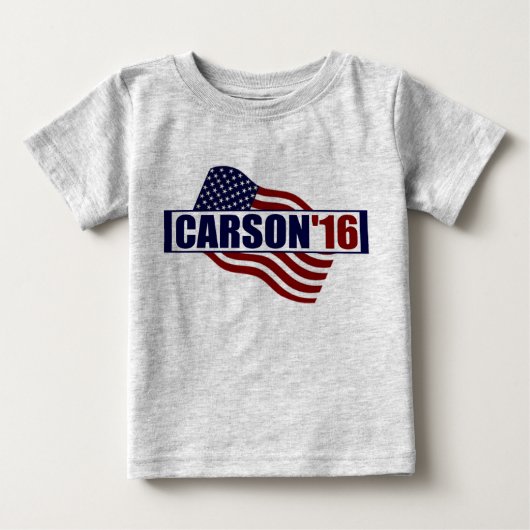 ベン・カーソン博士2016 ベビーTシャツ (正面)