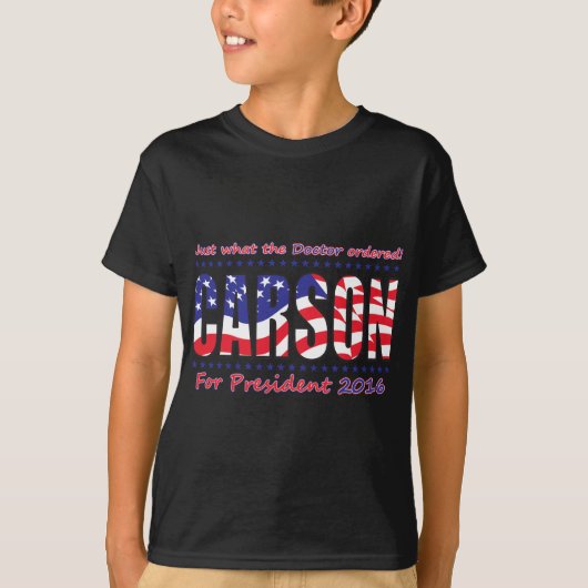 ベン・カーソン大統領 Tシャツ (正面)