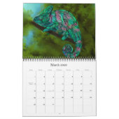 ベン・ガイガーの抽象芸術動物暦 カレンダー (3月 2026)