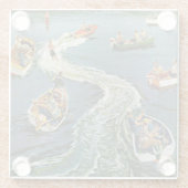 ベン・キンバリー・ピンで目を覚ます ガラスコースター (裏面)